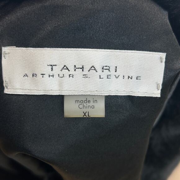 Tahari ASL Faux-Fur Black Shrug Jacket size XL - Picture 6 of 7